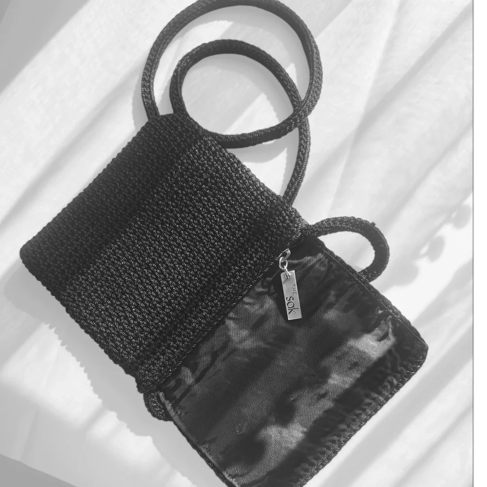 The Sak Mini Knitted Crossbody Bag
